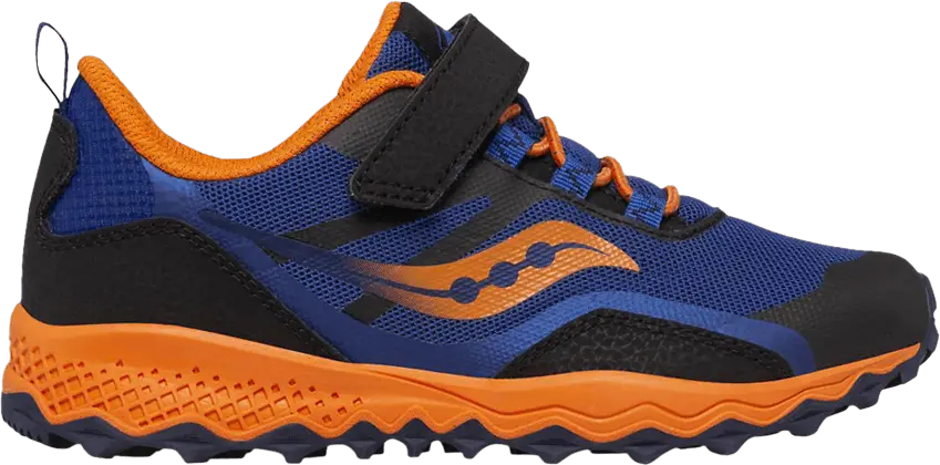  Saucony Peregrine 12 Shield A/C Big Kid &#039;Navy Orange&#039;