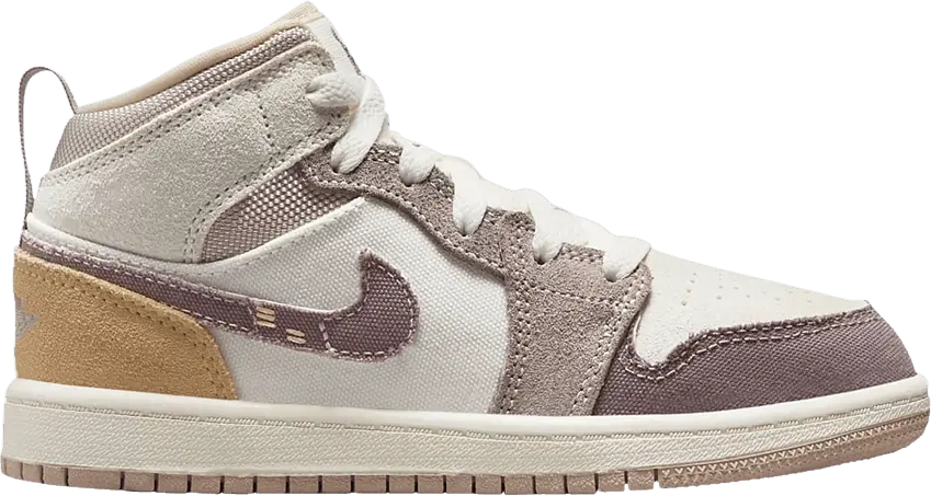  Air Jordan 1 Mid SE Craft PS &#039;Inside Out - Taupe Haze&#039;