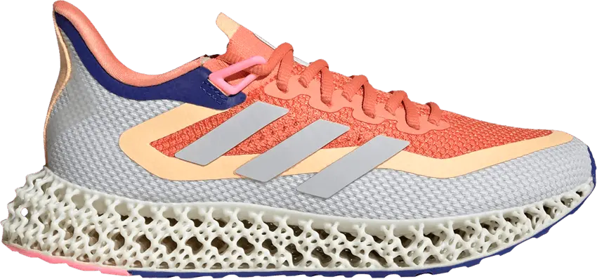  Adidas Wmns 4DFWD 2 &#039;Coral Fusion Grey&#039;