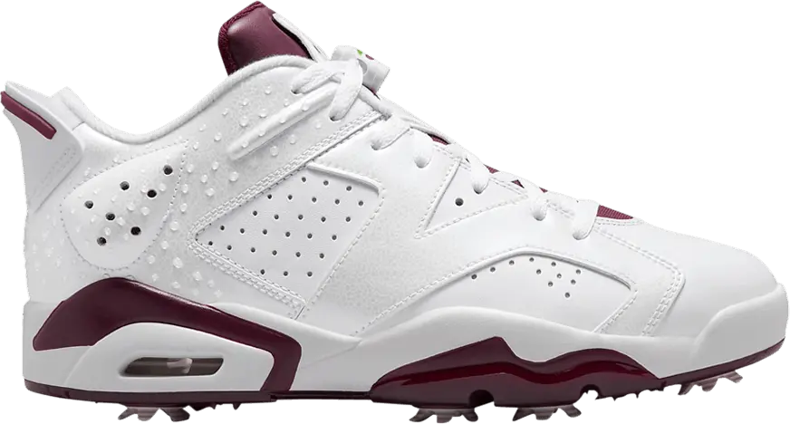  Jordan 6 Retro Low Golf NRG Bordeaux