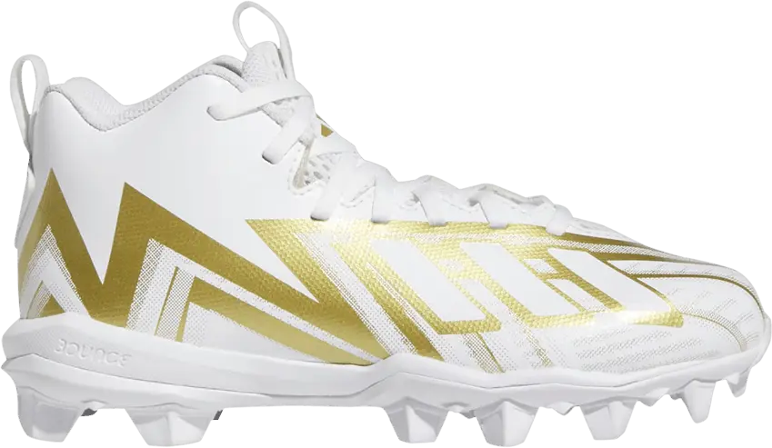  Adidas Freak Spark MD 23 Inline Big Kid &#039;White Gold Metallic&#039;