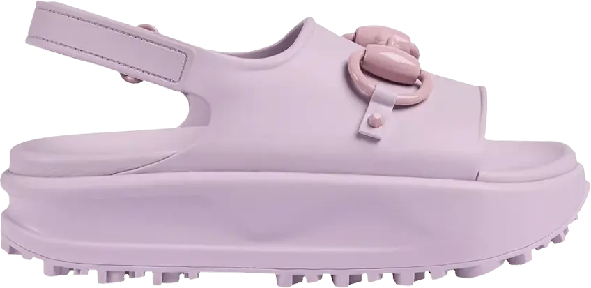  Gucci Wmns Horsebit Flatform Sandal &#039;Light Pink&#039;
