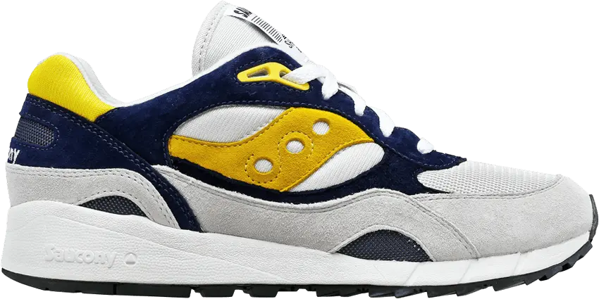  Saucony Shadow 6000 Grey Navy Yellow