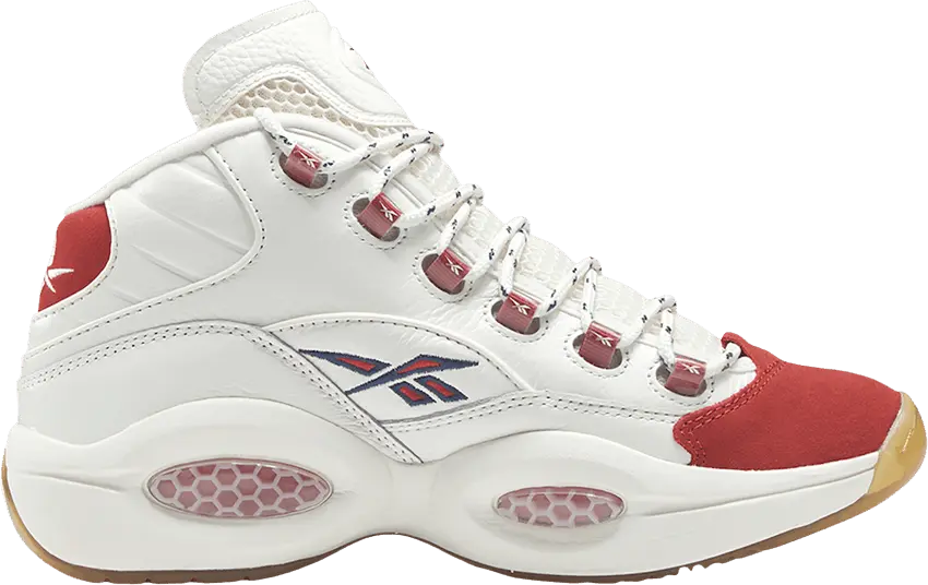  Reebok Question Mid Vintage Red Toe