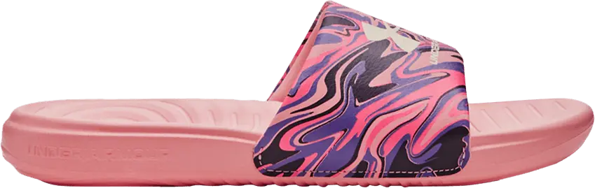 Under Armour Wmns Ansa Graphic Slide &#039;Posh Pink Abstract&#039;