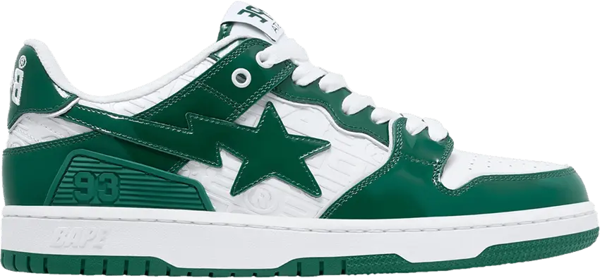  Bape Wmns Sk8 Sta #5 &#039;Luxury Sport Monogram - Green&#039;