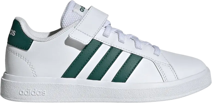  Adidas Grand Court J &#039;White Collegiate Green&#039;