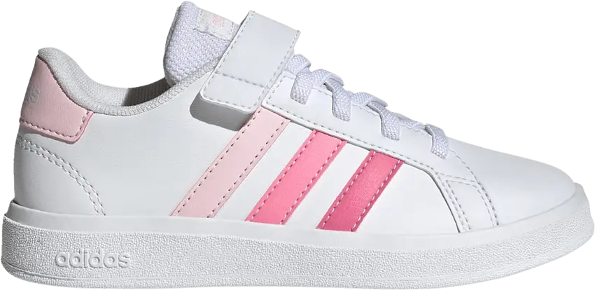  Adidas Grand Court J &#039;White Pink Fusion&#039;