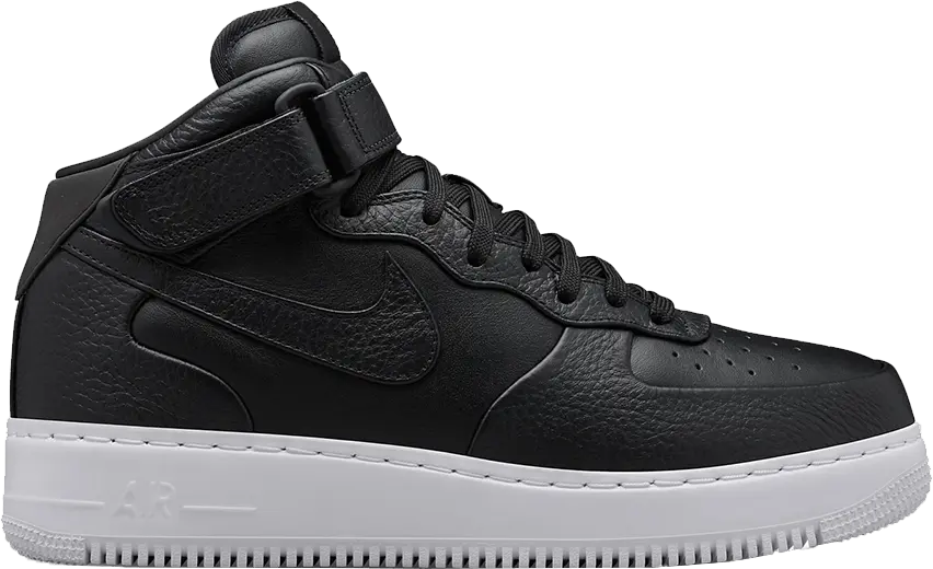  Nike Air Force 1 Mid NikeLab Black