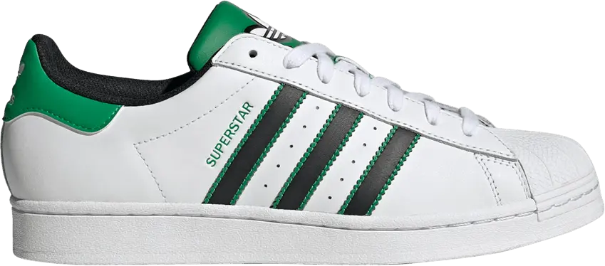  Adidas Superstar &#039;White Black Green&#039;