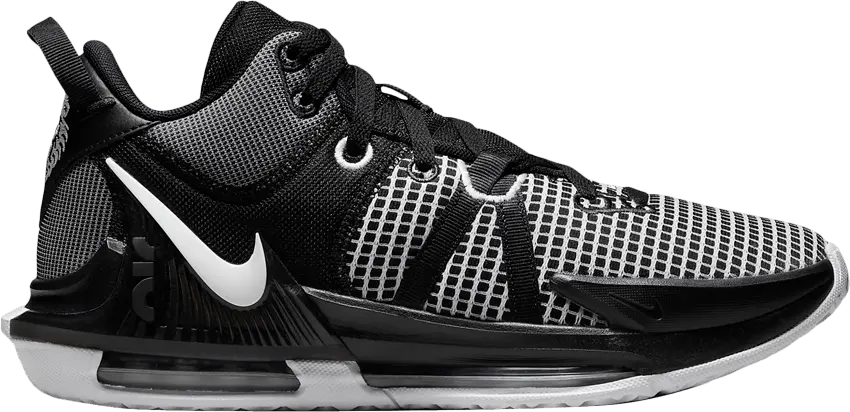  Nike LeBron Witness 7 TB &#039;Black White&#039;