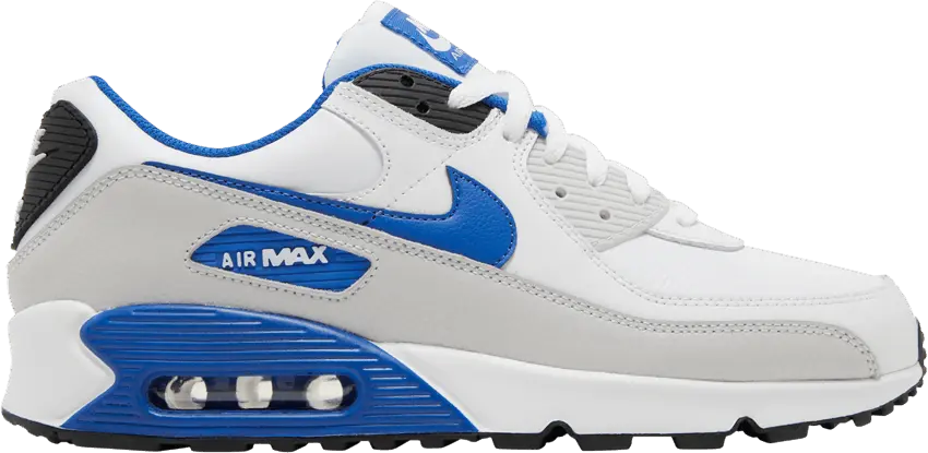  Nike Air Max 90 White Game Royal Photon Dust