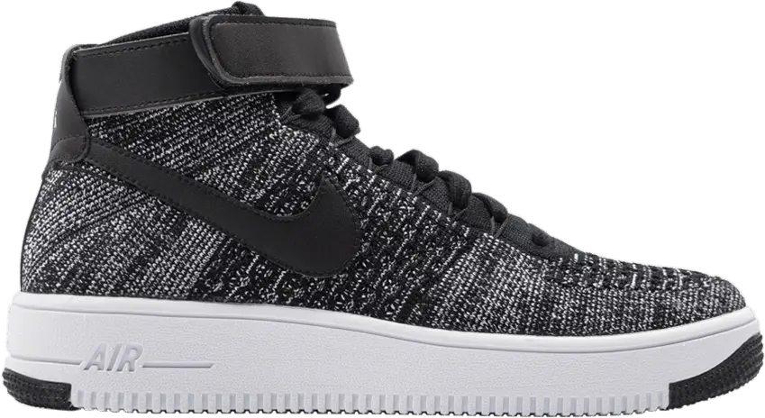  Nike Air Force 1 Ultra Flyknit Mid Oreo