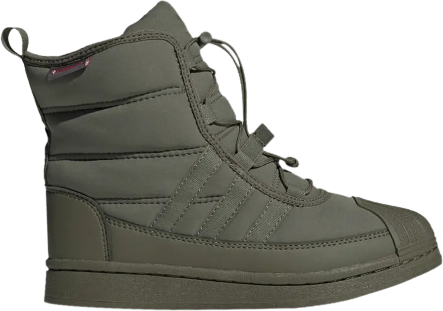  Adidas Superstar Boot J &#039;Olive Strata&#039;