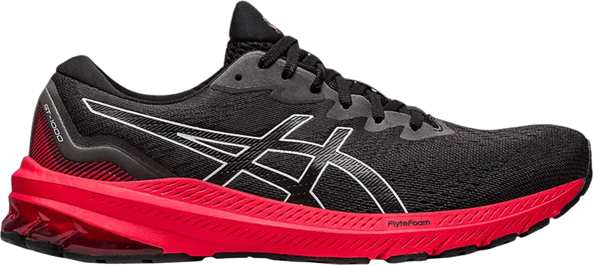  Asics GT 1000 11 &#039;Black Electric Red&#039;