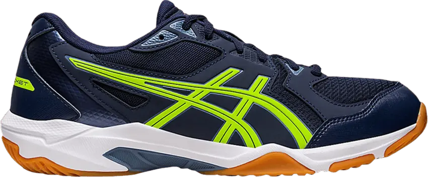  Asics Gel Rocket 2E Wide &#039;Midnight Hazard Green&#039;