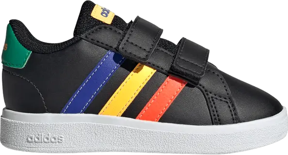  Adidas Grand Court 2.0 I &#039;Black Multi-Color&#039;