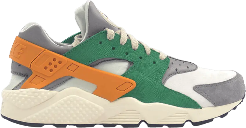  Nike Air Huarache Run Pine Green Gold Leaf