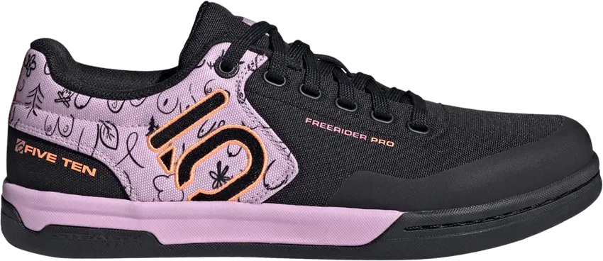  Adidas Veronique Sandler x Five Ten Freerider Pro Canvas &#039;Breast Cancer Awareness&#039;