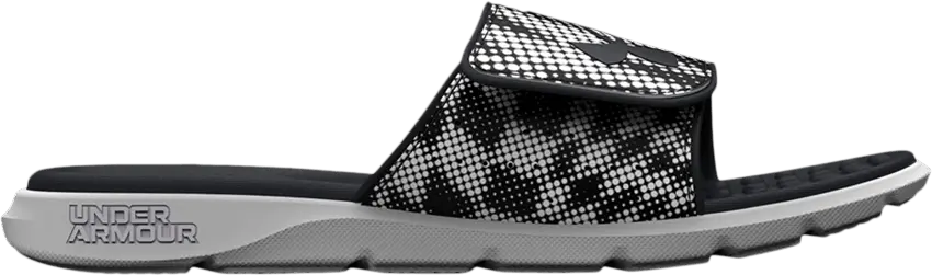  Under Armour Ignite Pro Graphic Strap Slide &#039;Black White&#039;