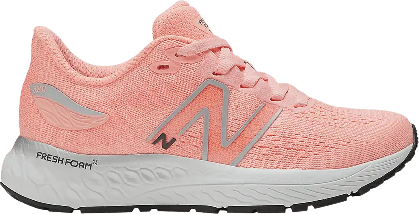  New Balance Fresh Foam X 880v12 Little Kid Wide &#039;Grapefruit&#039;