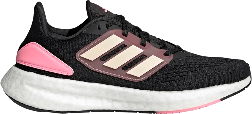  Adidas Wmns PureBoost 22 &#039;Black Pink Strata&#039;