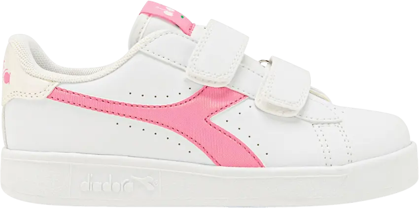 Diadora Game P Little Kid &#039;White Pink Carnation&#039;