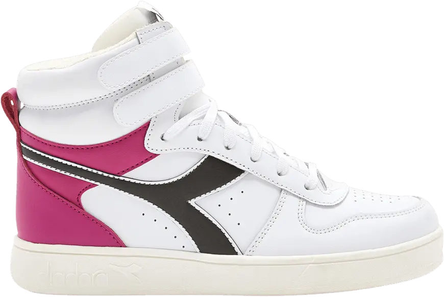  Diadora Magic Basket Mid Big Kid &#039;White Cream Blush&#039;