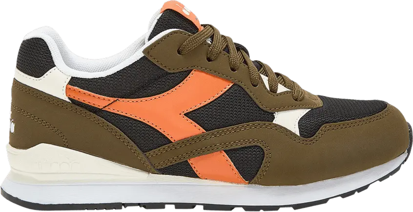 Diadora N.92 Big Kid &#039;Dark Olive Burnt Orange&#039;