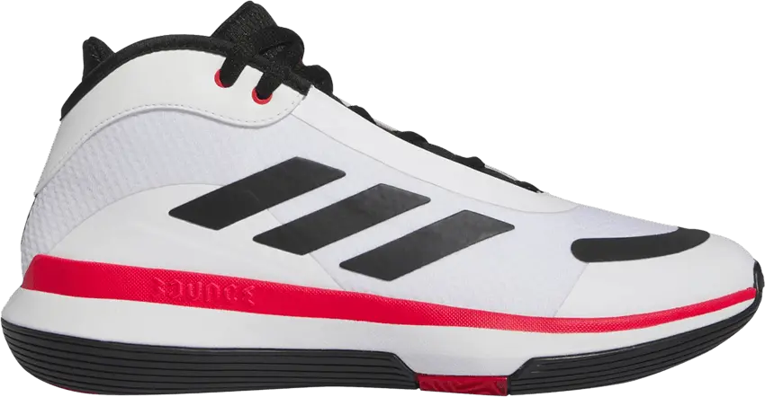  Adidas Bounce Legends &#039;White Black Scarlet&#039;