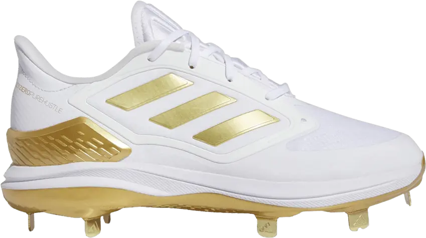  Adidas Wmns Adizero PureHustle 3 Elite &#039;White Gold Metallic&#039;