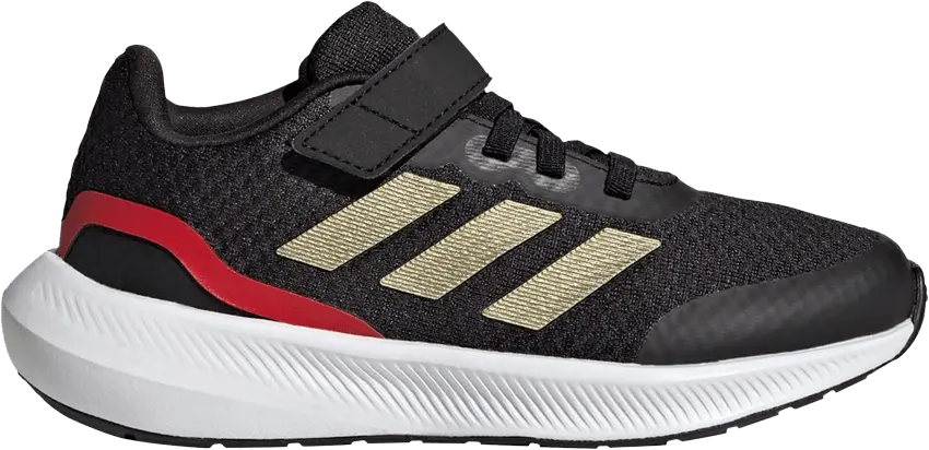 Adidas Runfalcon 3.0 J &#039;Black Gold Metallic&#039;