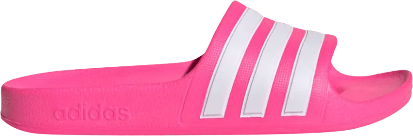  Adidas Adilette Aqua Slide J &#039;Lucid Pink&#039;