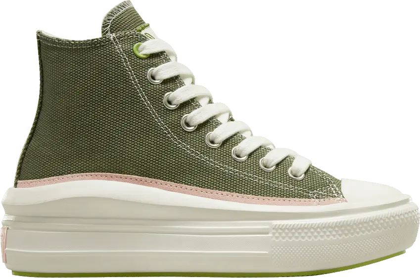  Converse Wmns Chuck Taylor All Star Move High &#039;Mixed Material - Utility&#039;