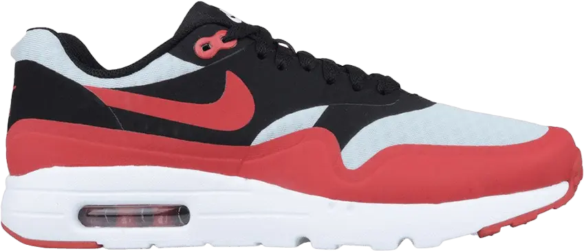  Nike Air Max 1 Ultra Pure Platinum Black Gym Red