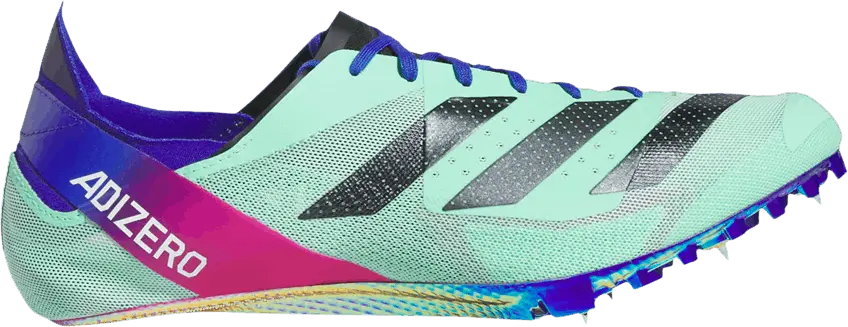  Adidas Adizero Finesse Spikes &#039;Pulse Mint Lucid Blue&#039;