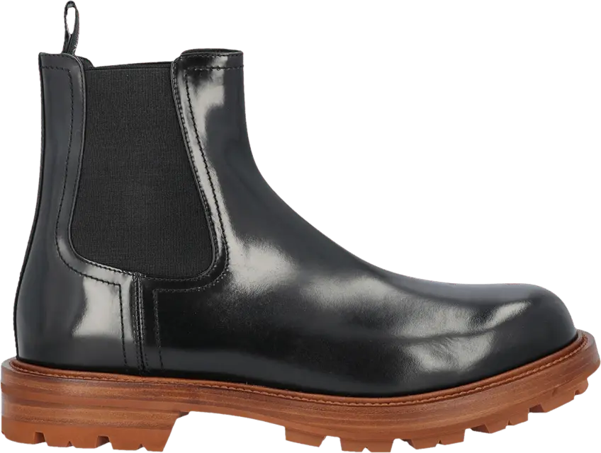 Alexander Mcqueen Alexander McQueen Chelsea Boot &#039;Black Cedar Brown&#039;