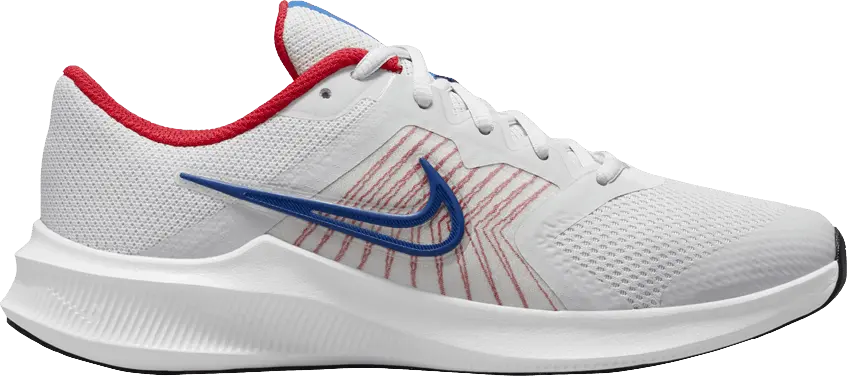  Nike Downshifter 11 GS &#039;Photon Dust Royal Red&#039;