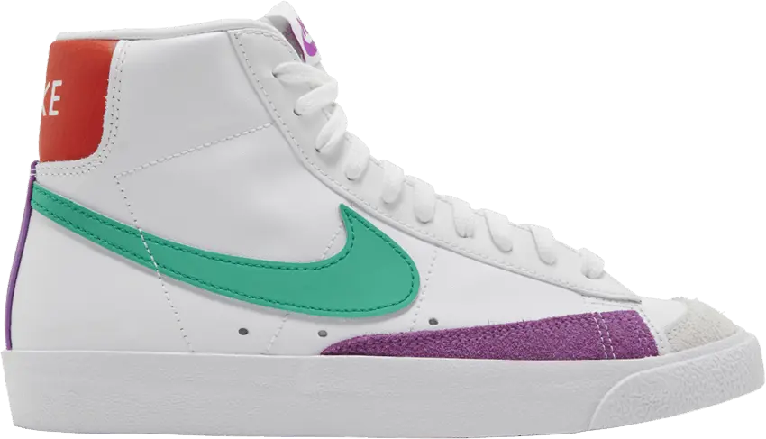  Nike Wmns Blazer Mid &#039;77 Vintage &#039;White Green Fuchsia&#039;