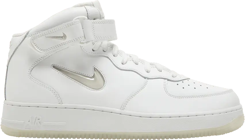  Nike Air Force 1 Mid &#039;07 Color of the Month Summit White