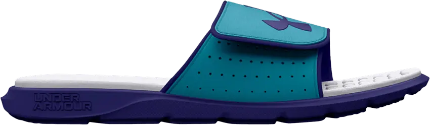  Under Armour Ignite Pro Graphic Slide GS &#039;Sonar Blue Surf&#039;