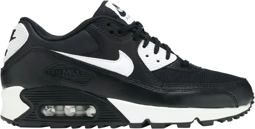 Nike Air Max 90 Essential Black White (Women&#039;s)