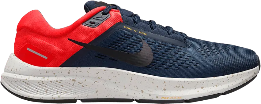 Nike Air Zoom Structure 24 &#039;Obsidian Bright Crimson&#039;