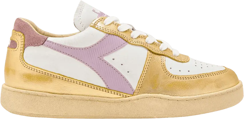  Diadora Mi Basket Low &#039;Metallic Dirty - Rich Gold&#039;