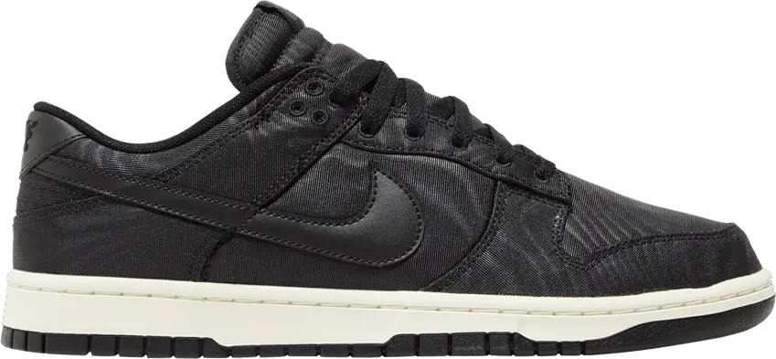  Nike Dunk Low Black Canvas