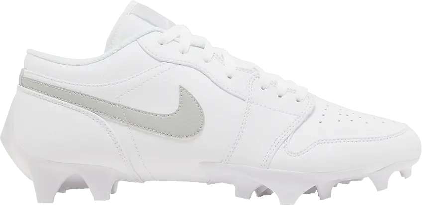  Jordan 1 Low TD Cleat White Grey Fog