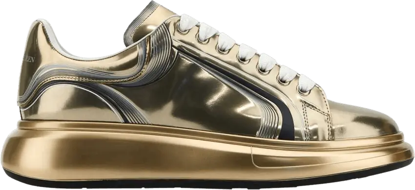  Alexander Mcqueen Alexander McQueen Oversized Sneaker &#039;Curve Tech - Gold&#039;