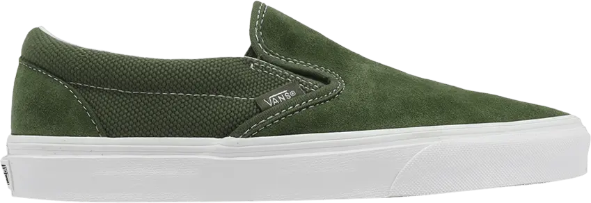  Vans Classic Slip-On &#039;Textured Chive Green&#039;