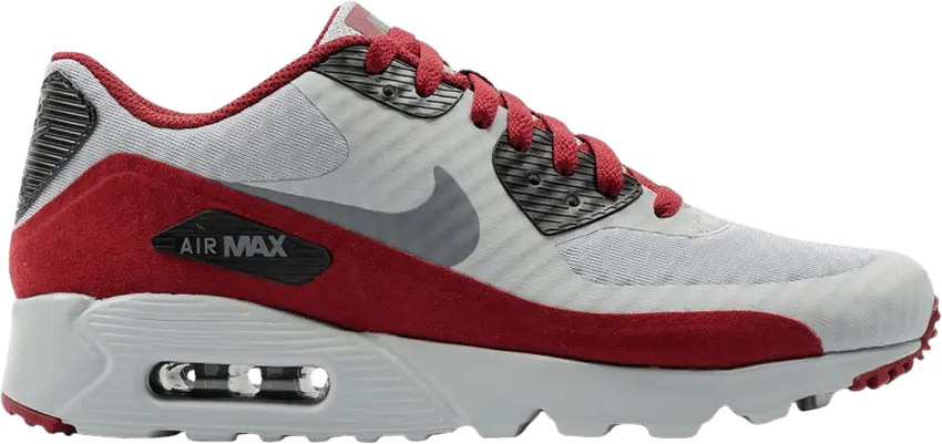  Nike Air Max 90 Ultra Wolf Grey Team Red