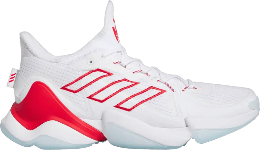  Adidas Mahomes 1 Impact FLX &#039;White Team Collegiate Red&#039;